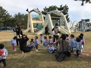 二色の浜公園へ遠足に行きました！（１歳児さん）