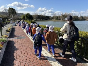 とんぼ池公園へ遠足に行きました！（５歳児さん）