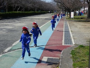 マラソン大会をしました！（４・５歳児さん）