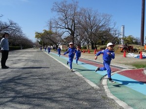 マラソン大会をしました！（４・５歳児さん）