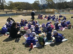 とんぼ池公園へ遠足に行きました！（４歳児さん）