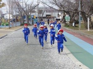 マラソン大会をしました！（４・５歳児さん）