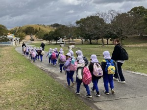 とんぼ池公園へ遠足に行きました！（４歳児さん）