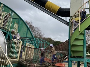 とんぼ池公園へ遠足に行きました！（４歳児さん）