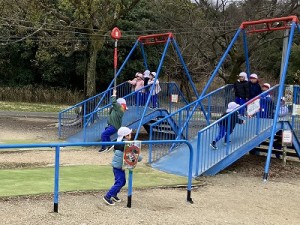 とんぼ池公園へ遠足に行きました！（４歳児さん）