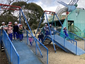 とんぼ池公園へ遠足に行きました！（４歳児さん）