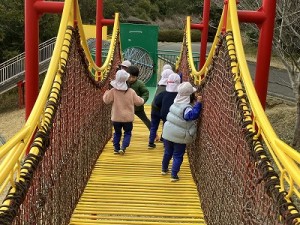 とんぼ池公園へ遠足に行きました！（４歳児さん）