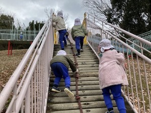 とんぼ池公園へ遠足に行きました！（４歳児さん）