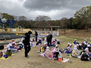 とんぼ池公園へ遠足に行きました！（４歳児さん）