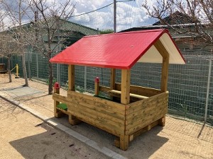 木製遊具が新しくなりました✨