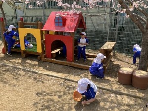 木製遊具・ベンチのリフレッシュ工事をしました✨