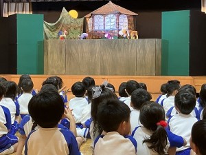 人形劇「ブレーメンの音楽隊」を見ました！