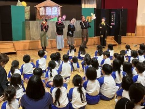 人形劇「ブレーメンの音楽隊」を見ました！