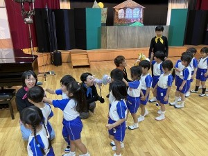 人形劇「ブレーメンの音楽隊」を見ました！