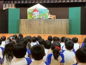 人形劇「ブレーメンの音楽隊」を見ました！