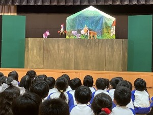 人形劇「ブレーメンの音楽隊」を見ました！