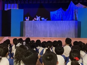 人形劇「ブレーメンの音楽隊」を見ました！