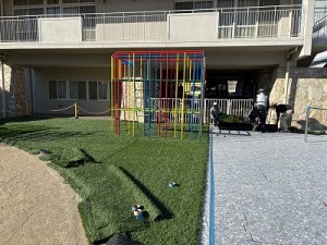 新しい遊具が届きました✨人工芝も敷きました✨✨