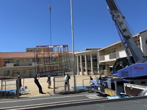 新しい遊具が届きました✨人工芝も敷きました✨✨