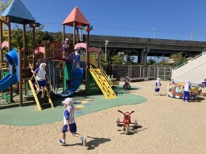ジャングル登降棒で遊びました✨