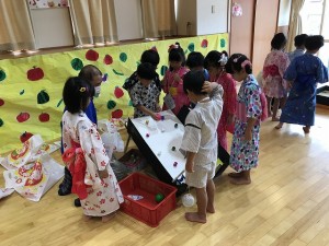 夏祭りを楽しみました！