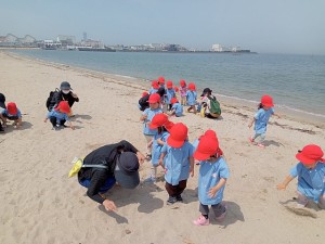 二色の浜へ臨海保育に行きました！