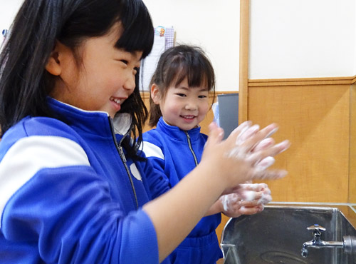 きれいに手洗いできたかな?